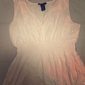 Eddie Bauer white tank top